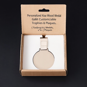 Medaglia Personalizzata in Legno Koa, Trofei e Targhe Personalizzabili - Product Image 3
