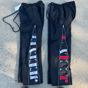 กางเกงไนลอนสำหรับผู้ชายผ้าโพลีเอสเตอร์กันน้ำพิมพ์ลายสกรีนผ้าไหมออกแบบได้ตามต้องการ - Product Image 4