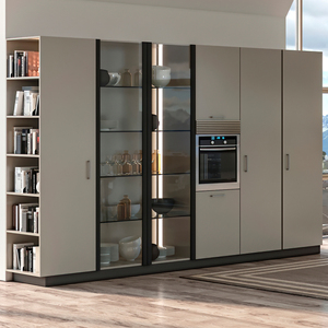Emuca 600mm modulo griglia di ventilazione del forno plastica e alluminio con parti del forno in acciaio inossidabile anodizzato - Product Image 3