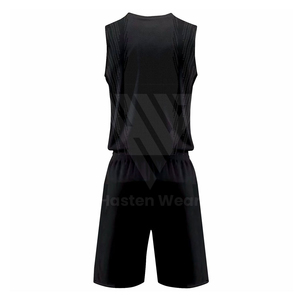 Uniforme de volley-ball sans manches personnalisable pour hommes, pour vêtements d'hiver imprimés, faible MOQ, vente en gros OEM, ensembles d'uniformes teints en uni - Product Image 3