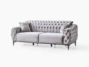 Sofá cama reclinable moderno de lujo, tela contemporánea para el hogar, apartamento, hotel o villa, para el hogar, oficina o sala de estar - Product Image 5