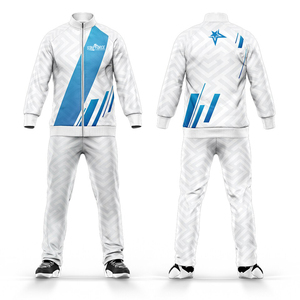 Chaqueta de entrenamiento de fútbol de manga larga personalizada al por mayor, transpirable y ligera para equipos, chándal de fútbol - Product Image 1