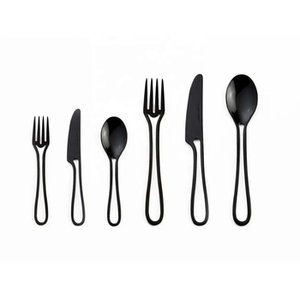 Ensemble de couverts au design rustique Extrémités personnalisées et couverts élégants Cuillères à thé pour votre cuisine Maison Couteau Fourchette Cuillère en acier inoxydable - Product Image 6