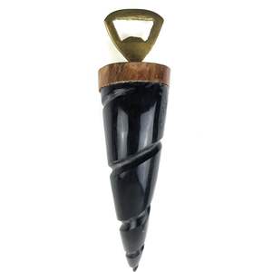 Handmade Buffalo Horn Eco-Friendly Durable 2 in 1 <b>Beer</b> Bottle & Can Opener Modern Sustainable Bar Accessory on Sale - Product Image 4