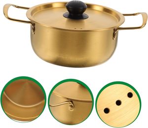 Marmite coréenne en acier inoxydable pour la cuisson Hotpot instantané - Product Image 3