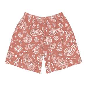 High Quality <b>Men's</b> Plus Size Shorts Breathable Mid-Waist Knitted Shorts with Sublimation Paisley Design <b>Bandana</b> Style Print - Product Image 5