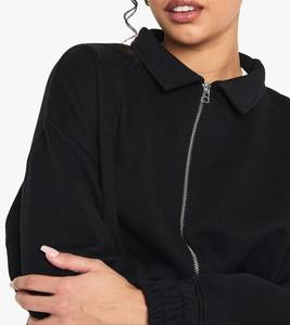 เสื้อสเวตเตอร์แขนยาวสำหรับผู้หญิง, เสื้อออกกำลังกายแขนยาวเสื้อลำลองเปิดประตูใส่สบายสำหรับฤดูหนาว - Product Image 4