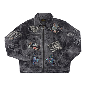 เสื้อแจ็คเก็ตยีนส์ผู้ชายคุณภาพสูงแบบสั่งทำพิเศษจาก STITCHMODE ขายส่งเสื้อแจ็คเก็ตยีนส์ผู้ชายแบบโบราณ เสื้อแจ็คเก็ตยีนส์ผู้ชายสั่งทำ เสื้อแจ็คเก็ตผู้ชาย - Product Image 5