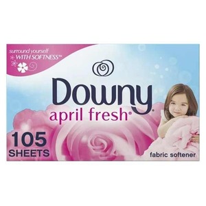 Hojas de secadora suavizante de tela Downy, April Fresh, 105 unidades - Product Image 2