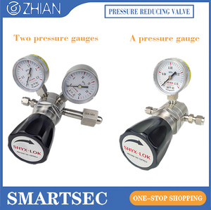 Válvula reguladora de presión de latón 316L de acero inoxidable, regulador de Gas para amoníaco, oxígeno, hidrógeno, nitrógeno, otros gases - Product Image 2