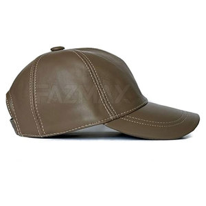 Vente en gros Offre Spéciale Chapeaux en cuir unisexe Nouvelle mode Le plus populaire parmi les jeunes Chapeau en cuir pour hommes - Product Image 2