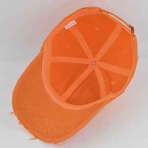 Chapeau de papa Gorras 6 panneaux réglable en coton denim délavé personnalisé profil bas non structuré vieilli Vintage Sport Baseball - Product Image 2