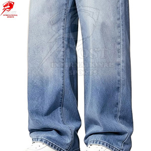 Jean baggy homme style charpentier premium, conçu avec des poches utilitaires fonctionnelles, coupe décontractée et tissu durable. - Product Image 5