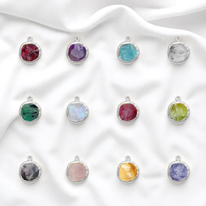 925 plata esterlina oro cristal Rhinestone bisel piedra preciosa DIY encanto colgante conector collar joyería fabricación a granel al por mayor - Product Image 5