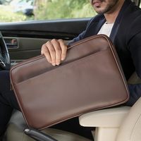 Housse de protection pour ordinateur portable en cuir véritable Slim Folio Cover Designer Laptop Sleeve Pouch Protector Premium Folio Cover for MacBook & PC Laptop