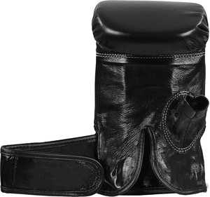 Özel yapılmış yüksek kaliteli deri nefes boks torbası eldiven MMA ve Kick boks için cırt cırt kapatma ile - Product Image 4