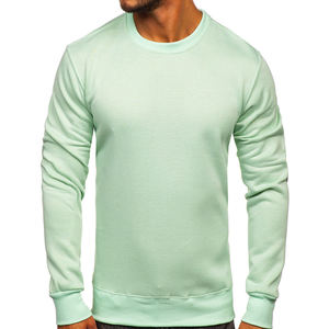 Alta calidad personalizado impreso Vintage sólido cuello redondo sudadera para hombres al por mayor OEM personalizado algodón en blanco para el invierno - Product Image 1