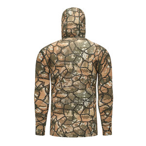 เสื้อฮู้ดพิมพ์ลายพรางสปอร์ตของผู้ชายสวมใส่สบายพร้อมกระเป๋าหน้าสำหรับฤดูหนาว - Product Image 2