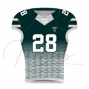 Camiseta de Fútbol Americano de Verano de la Mejor Calidad con Logotipo Personalizado, Color Personalizado, Transpirable, de Secado Rápido, Manga Corta, Talla Grande, Uniforme 100% - Product Image 5