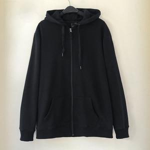 Plus size Men Zipper Hoodies Custom Heavyweight Men's Zipper Hoodies Cotton <b>Fleece</b> Winter Zip Up <b>Hoodie</b> With Kangaroo Pockets - Product Image 2