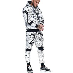 Meilleur prix Ensembles de jogging en molleton de polyester de taille XXL pour hommes, sport décontracté, respirant, logo personnalisé imprimé de haute qualité pour la saison d'automne - Product Image 3