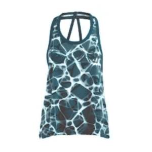 Camisetas sin mangas de mujer de ajuste atlético de entrenamiento de diseño personalizado de alta calidad, estampado de sublimación transpirable de secado rápido ligero - Product Image 1