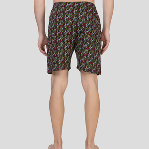 Shorts imprimés pour hommes brodés avec logo personnalisé Short en coton éponge français épais de 300g Shorts de ville baggy à la mode - Product Image 3