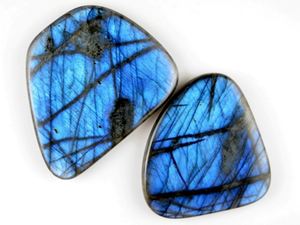 Pierre de palmier en cristal de labradorite de feu bleu naturel beaux flashs pierre de guérison en cristal de quartz puissante pour l'intuition minérale - Product Image 2