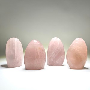 Cristales de forma libre de cuarzo rosa Natural de alta calidad, Feng Shui curativo pulido, decoración espiritual para el hogar, energía emocional - Product Image 6