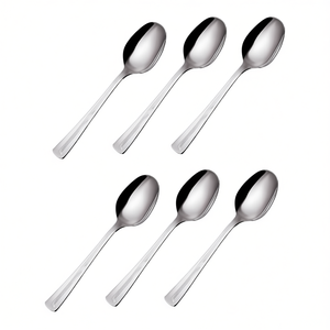 Juego de Cucharas de Café de Acero Inoxidable ELITE de 6 Piezas, 11.6 cm, Cromado Pulido CVL100C6 - Product Image 2