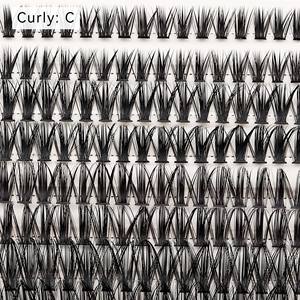 Juego de Pestañas Postizas Individuales DIY, 160 Piezas, Calidad Premium, Naturales, Largas, Curvatura C, Banda de Plástico, 0.07 mm, Hechas a Máquina - Product Image 3