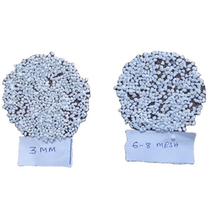 Souper blanc 9-12mm marbre artificiel agrégat pierre copeaux grande taille recyclage dalle lavé à l'eau gravier pierre concassée extérieur - Product Image 3