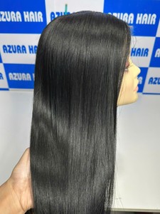 Perruque frontale en dentelle transparente HD 13x6 en cheveux humains vierges vietnamiens lisses, pour femmes - Product Image 3