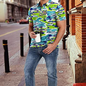 Polo de golf à impression personnalisée Polo régulier polo de luxe brodé à manches longues pour hommes téléchargé par Dress Sports - Product Image 4