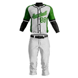2025 uniforme de baseball pour hommes sur mesure nouveau Design grandes tailles ensembles respirants sur mesure à vendre - Product Image 3