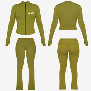 Survêtement d'hiver imprimé décontracté personnalisé en gros pour femmes, entraînement sportif et jogging, coupe régulière, léger et respirant - Product Image 1