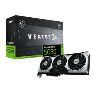 M S I Ge Force R T X 5080 16G GAMING TRIO OC WHITE Gaming Graph ICS Ca RD G P U R T X 5080 AI Tarjetas de video para PC de juegos - Product Image 1