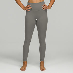 Medias de Yoga para clima frío de cintura alta con forro polar de Venta caliente Nuevas mujeres usan medias con interior térmico para entrenamientos fríos - Product Image 4