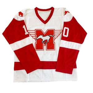 Conjunto de Uniforme de Hockey sobre Hielo Personalizado para Hombres y Niños, Incluye Jersey y Pantalones Cortos, Tela Ligera, Bordado, Antibacteriano y Transpirable - Product Image 1