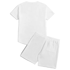 Ensembles courts de qualité supérieure pour hommes vêtements de mode t-shirts et shorts ensemble t-shirt avec ensembles de shorts assortis 100% coton respirant - Product Image 2