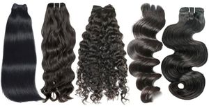 ผมแท้เรมี่ลอนธรรมชาติ24นิ้วสำหรับต่อผมบริสุทธิ์แบบคู่สำหรับวิกผมดัดสีดำธรรมชาติทั้งหมดจากอินเดีย - Product Image 2