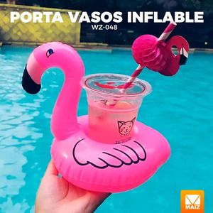 Inflatable Watermelon <b>Pool</b> Drink Holder - Assorted Colors - Product Image 2