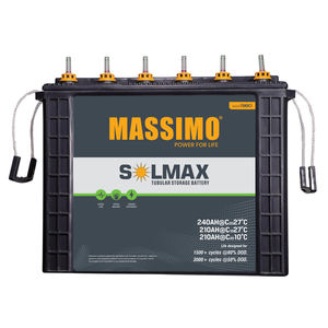 แบตเตอรี่ตะกั่วกรดแบบท่อ MASSIMO 240AH 12V สำหรับเครื่องใช้ไฟฟ้าภายในบ้านและอุปกรณ์อิเล็กทรอนิกส์สำหรับผู้บริโภค จากผู้ผลิตมืออาชีพ - Product Image 1