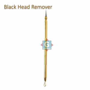 High Quality Double-Sided Straight Hook Needle Pimple Comedone <b>Extractor</b> Tool for Face Acne Treatment and Blackhead Removal - Product Image 3