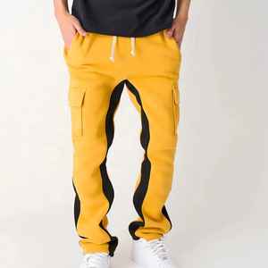 2025 Wholesale <b>Men's</b> 100% Cotton Straight Leg Sweatpants Custom Private Label Baggy Heavyweight <b>Elastic</b> <b>Waist</b> Closure Canvas - Product Image 1