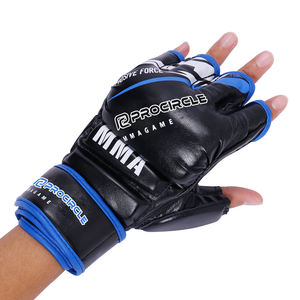 ถุงมือ MMA แบบครึ่งนิ้ว UFC MMA ระบายอากาศ แห้งเร็ว น้ำหนักเบา พร้อมสายรัดข้อมือปรับได้ รับผลิตตามสั่ง ขายส่ง - Product Image 3