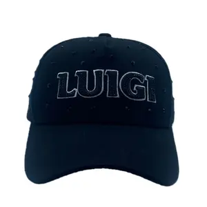 Sidifer Casquette de baseball personnalisée de haute qualité à 5 panneaux avec logo brodé sur mesure Casquette en daim à bord incurvé Gorras Sporty Dobby Back - Product Image 1