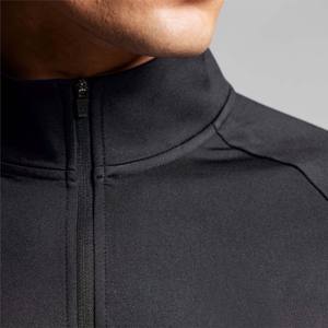 Camiseta de golf Performance 1/4 con cremallera para hombre, ligera y absorbente de humedad, perfecta para un juego cómodo y elegante - Product Image 4