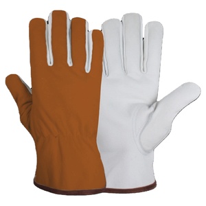 Best Performance Heavy-Duty Sheep Grain Leather Workwear <b>Gloves</b> Soft Garden Safety <b>Gloves</b> Heat Spark Resistance Reflective - Product Image 3