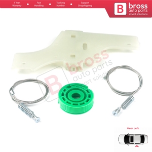 BWR1163 Window Regulator Repair Kit Rear Left for 508 MK1 W23 8D 8E 2010-2018 4/5 <b>Door</b> 9223H6 - Product Image 5